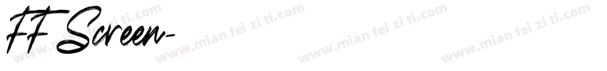 FF Screen字体转换